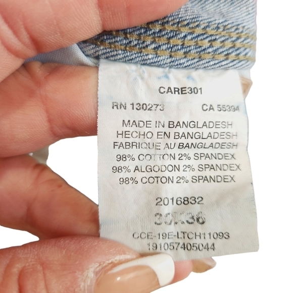 LEE Men's Extreme Motion Loose Fit Medium Wash Denim Blue Jeans Size 36x36 - Picture 13 of 14